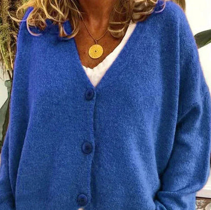 Cárdigan Mujer Clásico Escote en V