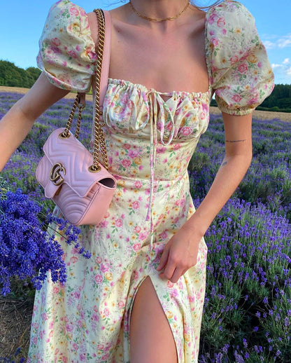Vestido Floral Chic Mujer