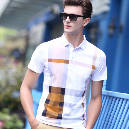 Polo Hombre Cuadros Estilo Urbano - Vestiria