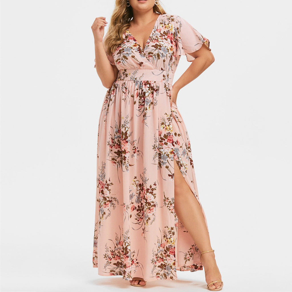 Vestido Mujer Talla Grande Elegante