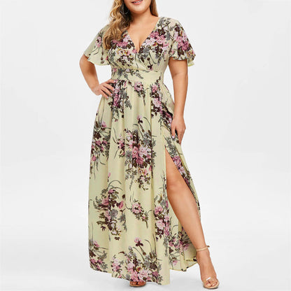Vestido Mujer Talla Grande Elegante