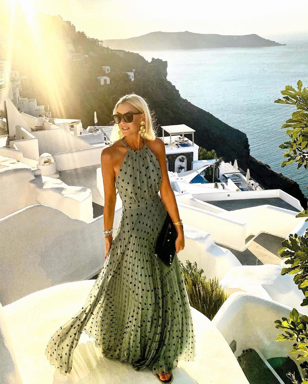 Vestido Playa Ligero sin Mangas Verano