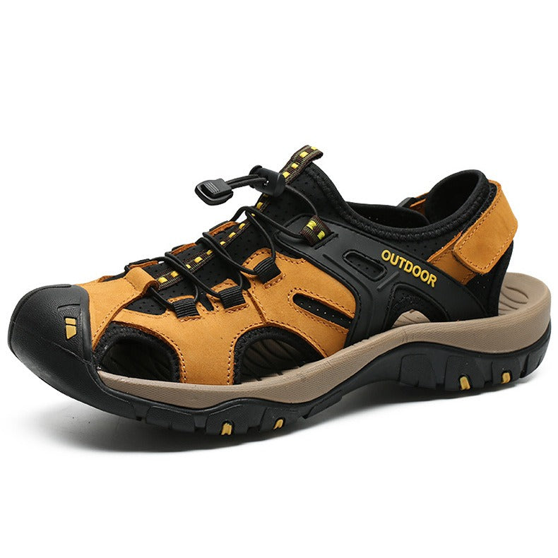 Sandalias deportivas hombre senderismo transpirables suela de goma