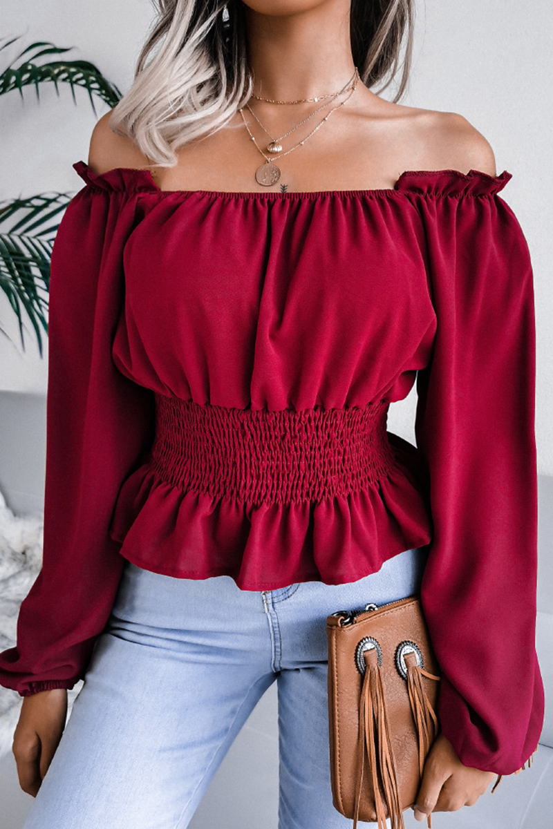 Blusa Mujer Elegante sin Hombros Floral - Vestiria