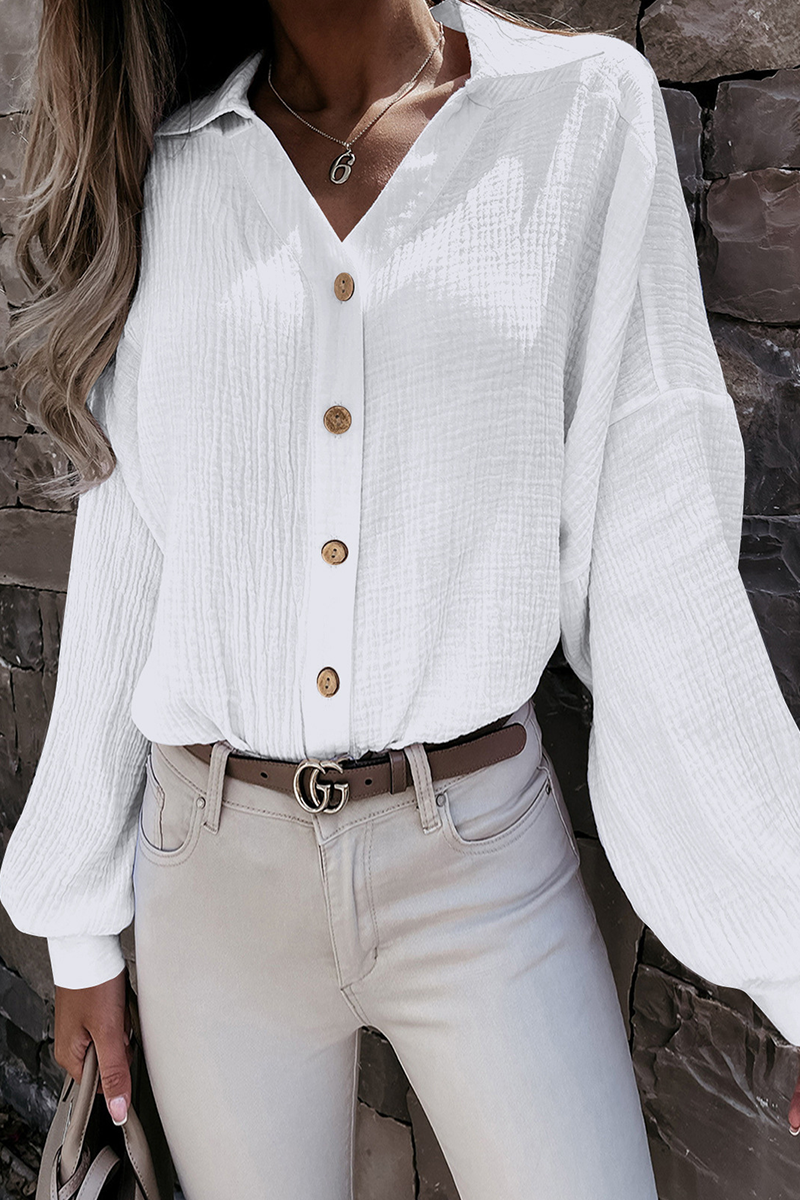 Blusa Mujer Manga Larga Cuello Alto