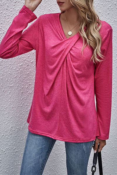 Blusa Mujer Elegante Manga Larga Estilosa - Vestiria