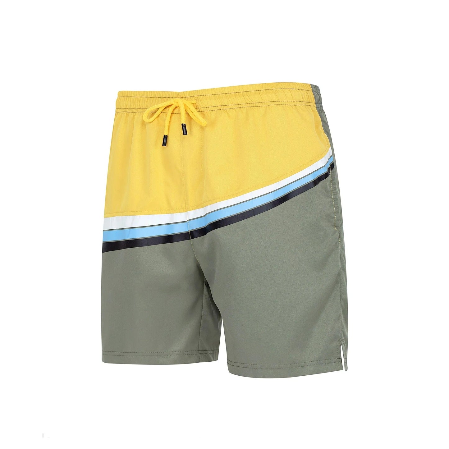 Pantalones cortos deportivos hombre rayados ligeros