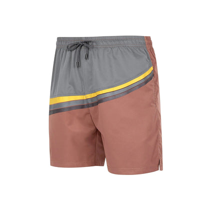 Pantalones cortos deportivos hombre rayados ligeros
