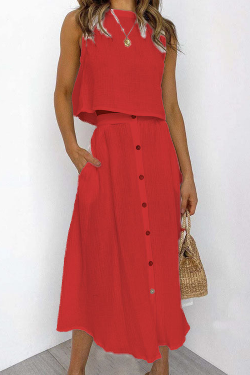 Vestido Estampado Falda Midi Elegante - Vestiria