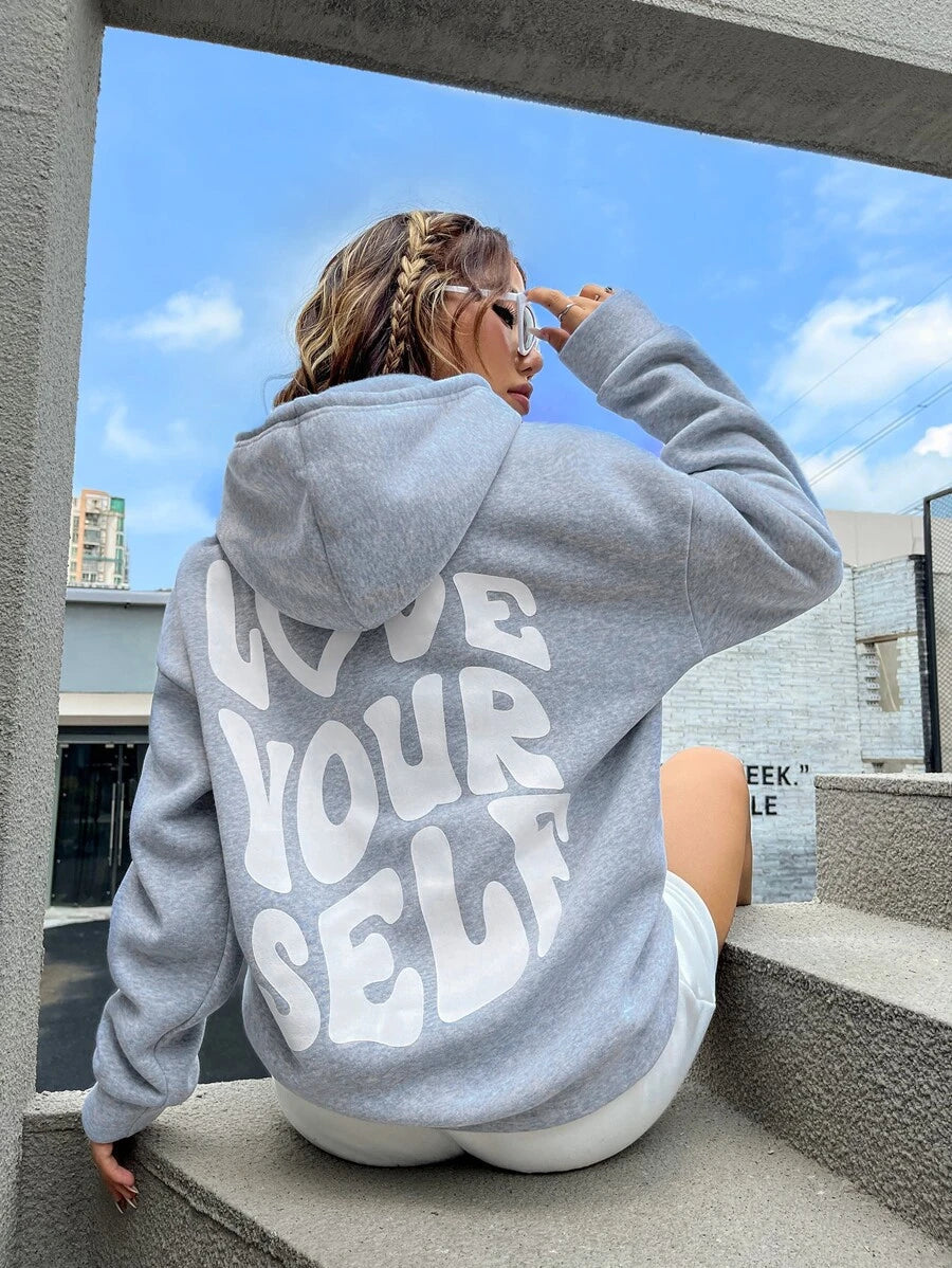 Sudadera Capucha Algodón Puro Cálido