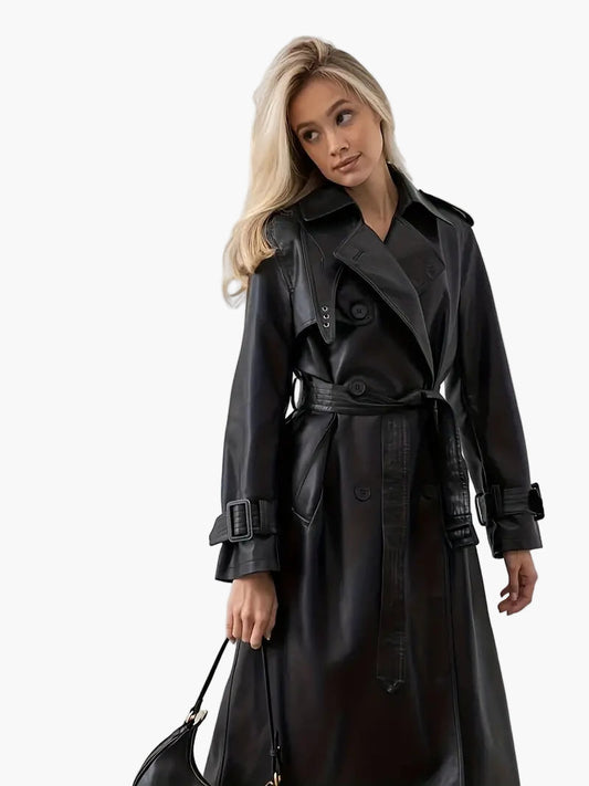 Abrigo Trench Femenino Largo Invierno - Vestiria