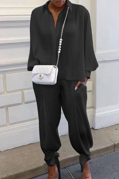 Chaquetón y Pantalón de Vestir Elegante Mujer