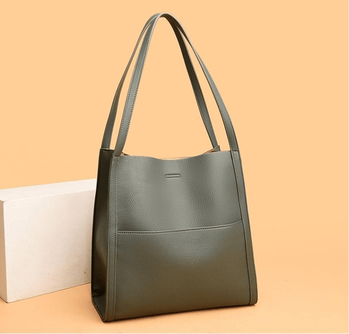 Bolsa de piel auténtica de lujo