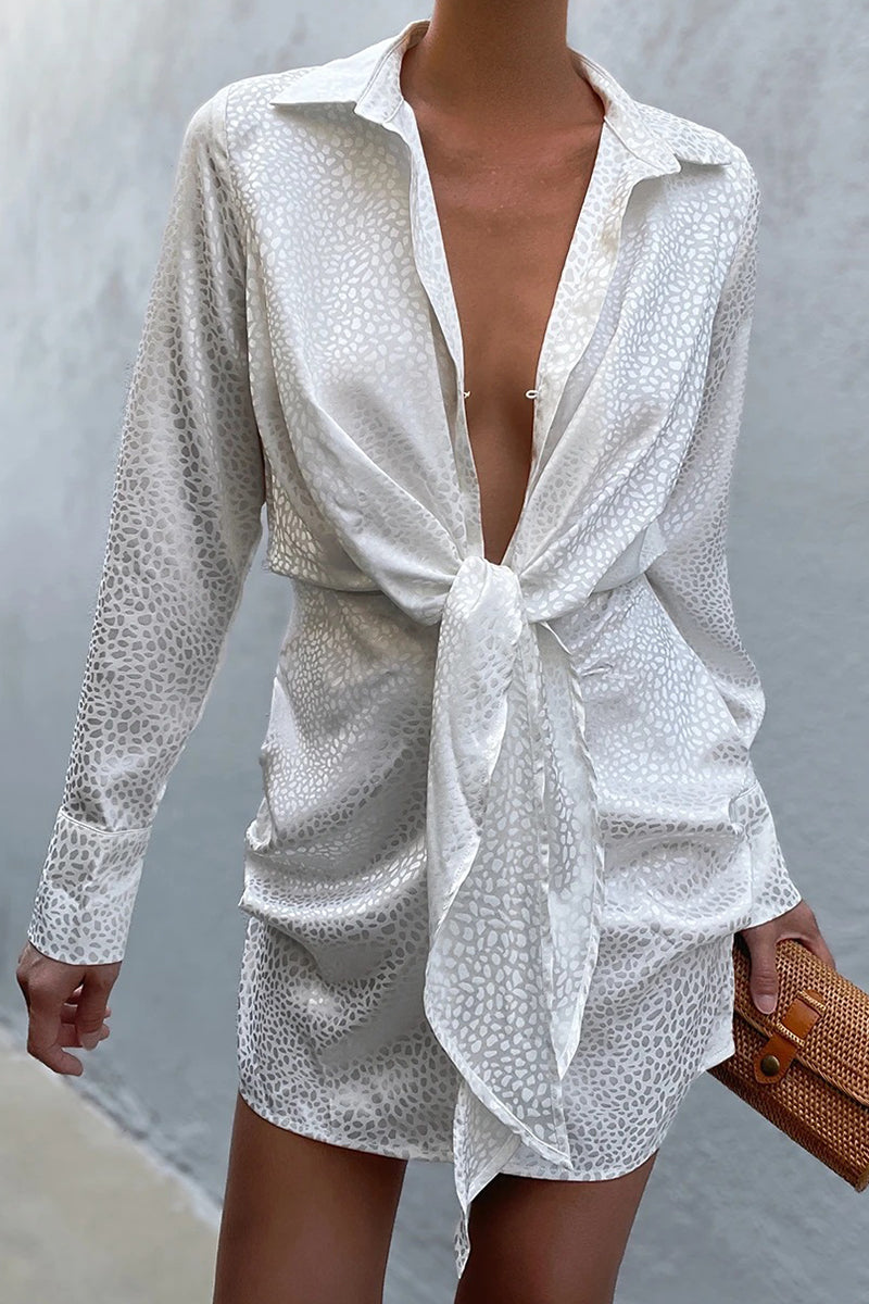 Vestido Leopardo Corto y Atrevido