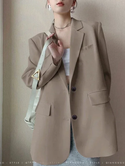 Chaquetón Mujer Elegante Corte Ajustado