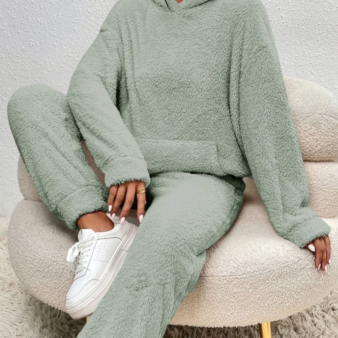 Chaquetón Invierno Mujer Con Capucha Cálido
