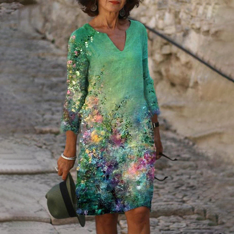 Vestido Floral Estilo Primavera