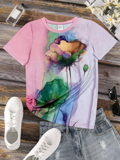 Camiseta Floral Mujer Primavera