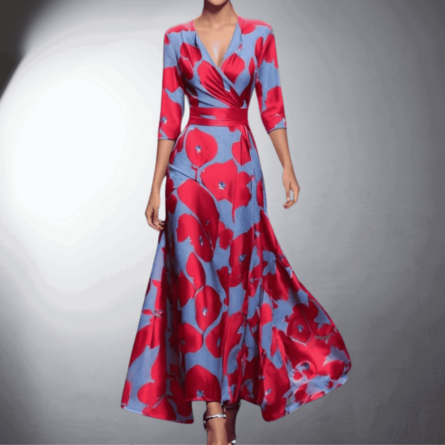 Vestido de Gala Floral Exclusivo