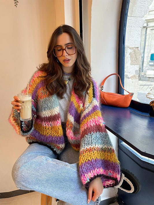 Cárdigan de punto suave y acogedor para mujer - Vestiria