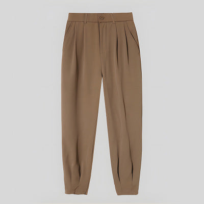 Pantalones de Vestir Hombre Cintura Ajustada Clásicos