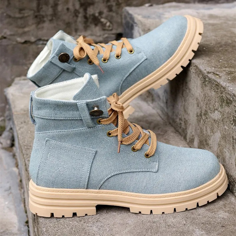 Botas Vaqueras con Cordones Descendidas