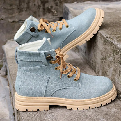 Botas Vaqueras con Cordones Descendidas