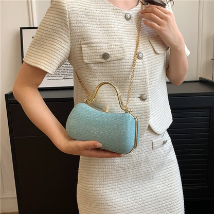 Bolso Noche Mujer Glamuroso con Asa de Estrás
