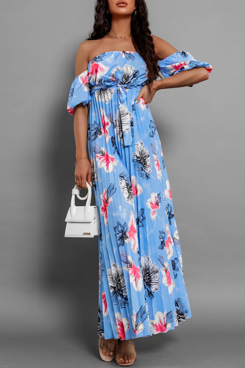 Vestido Florado Verano con Espalda Abierta