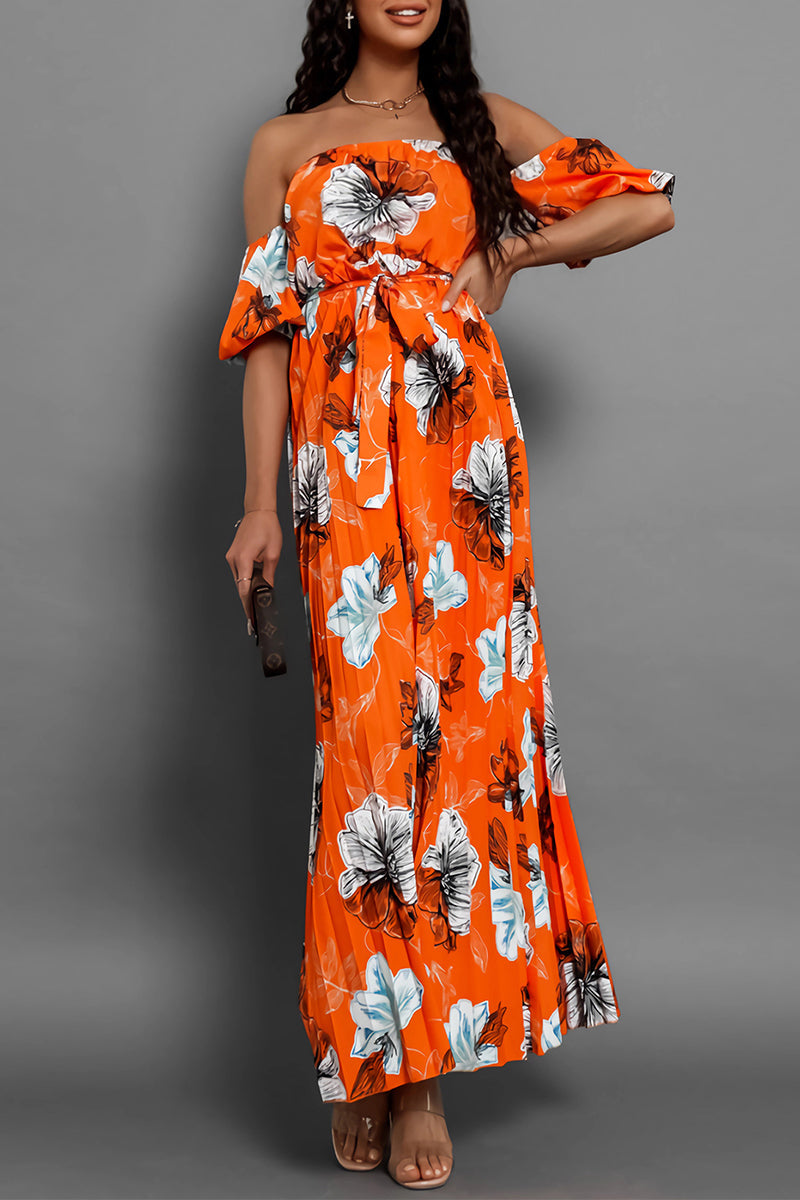 Vestido Florado Verano con Espalda Abierta