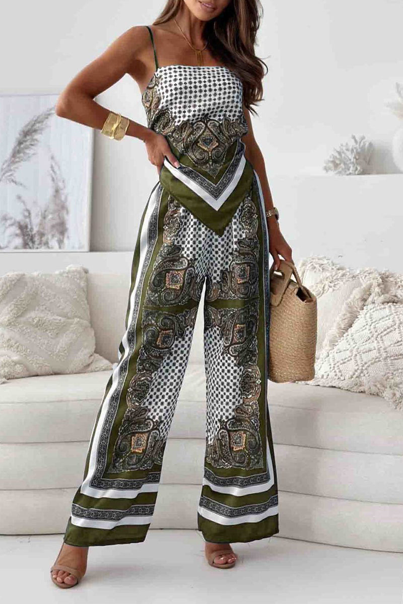 Conjunto Mujer Verano Estampado Geométrico