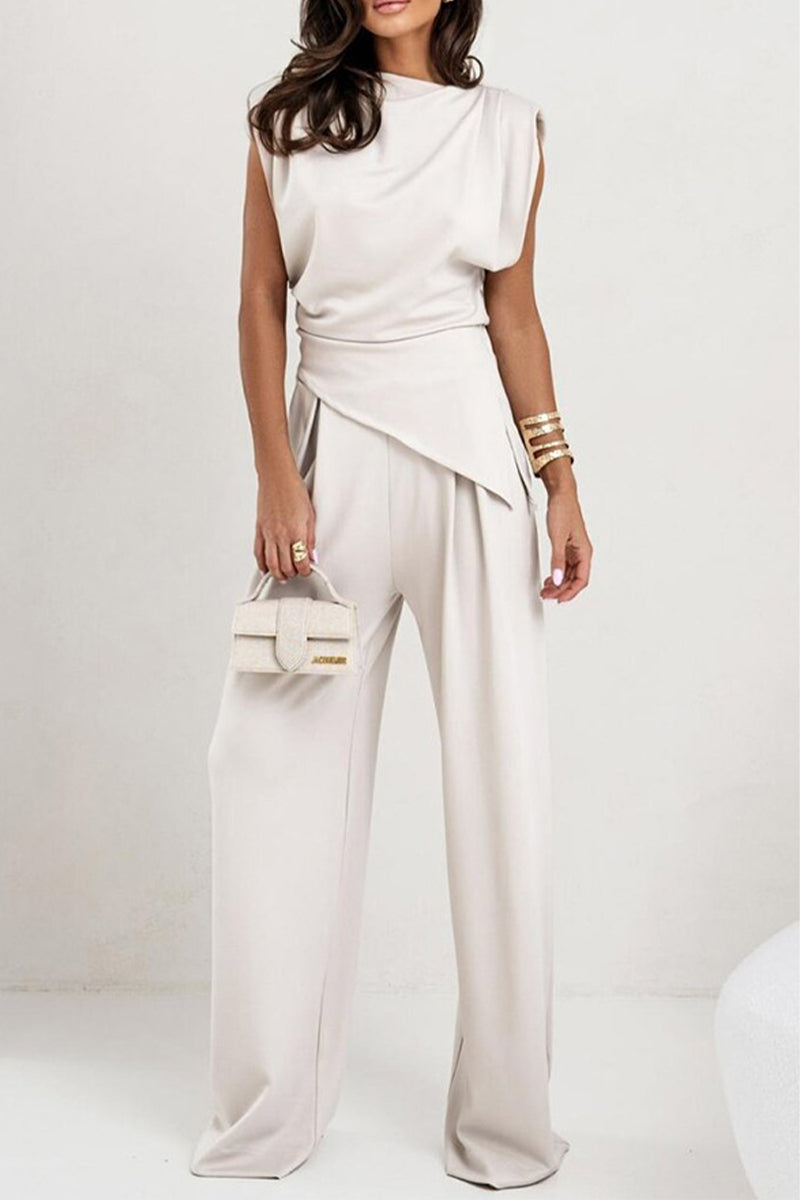 Blusa y Pantalón Elegantes de Verano
