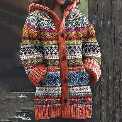 Chaquetón Mujer Invierno Acogedor Con Capucha - Vestiria