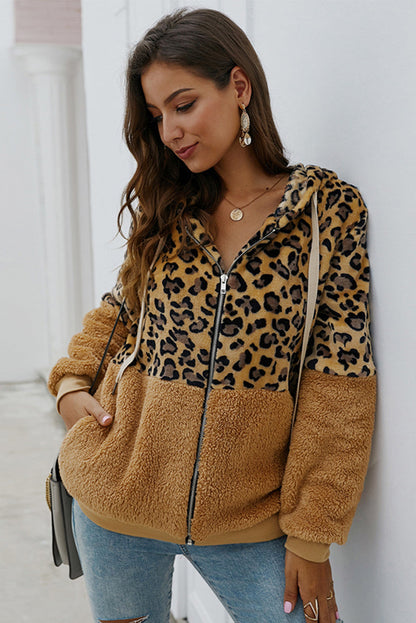 Sudadera Leopardo Abrigo Conforable