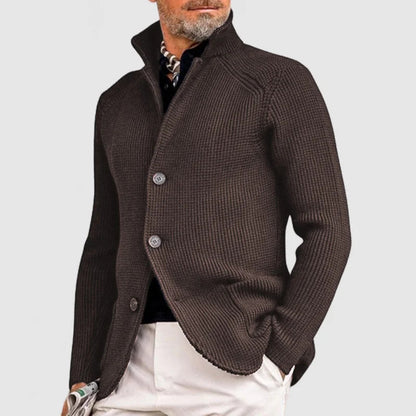 Chaqueta de punto clásica para hombre