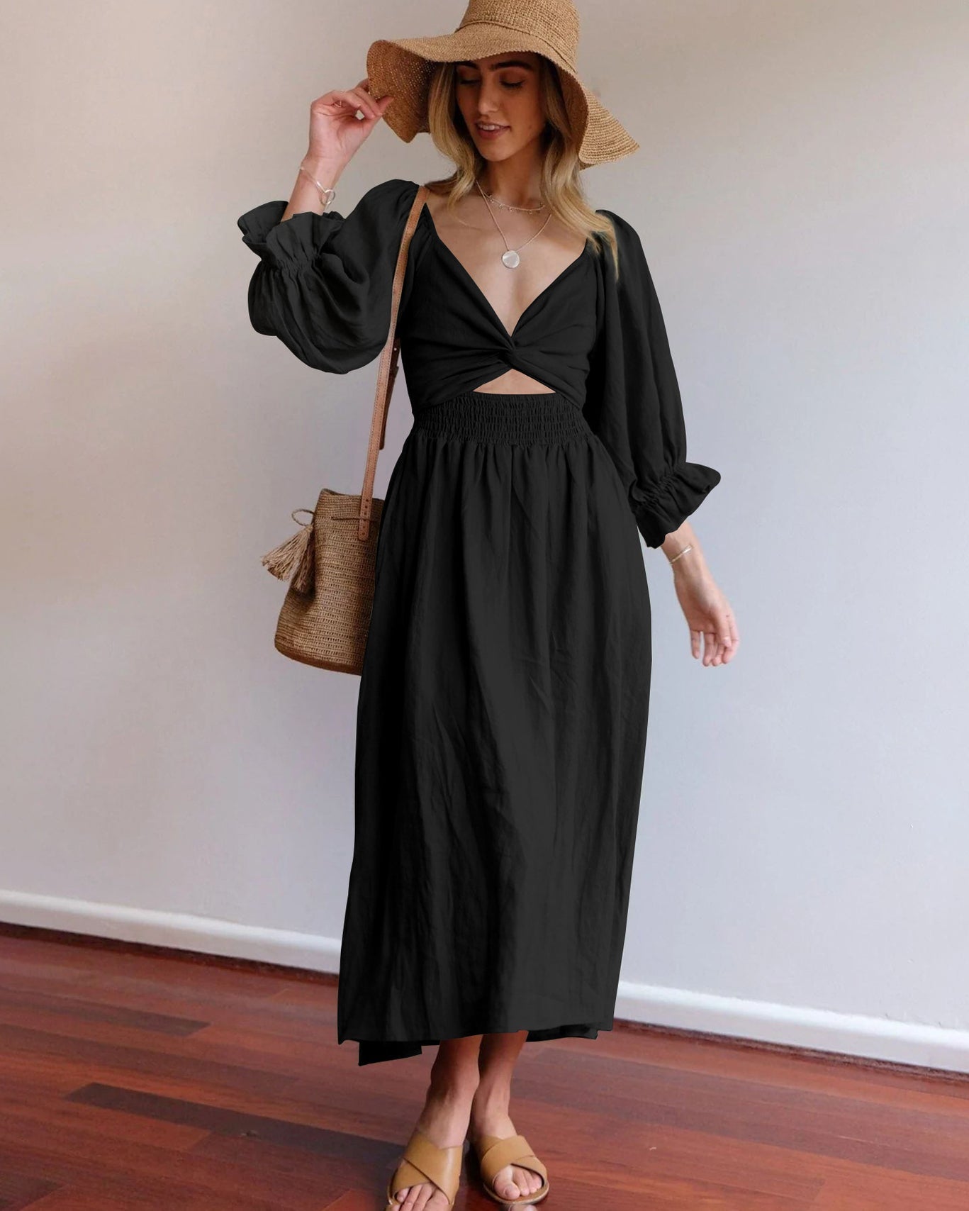 Vestido Largo Libre Dos Caras Elegante