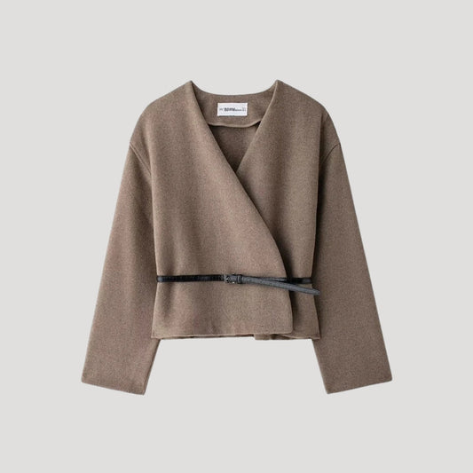 Chaquetón Mujer Primavera con Cinturón Ajustable - Vestiria