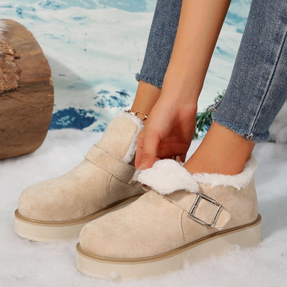 Botas Mujer Invierno con Hebilla Glamurosa - Vestiria