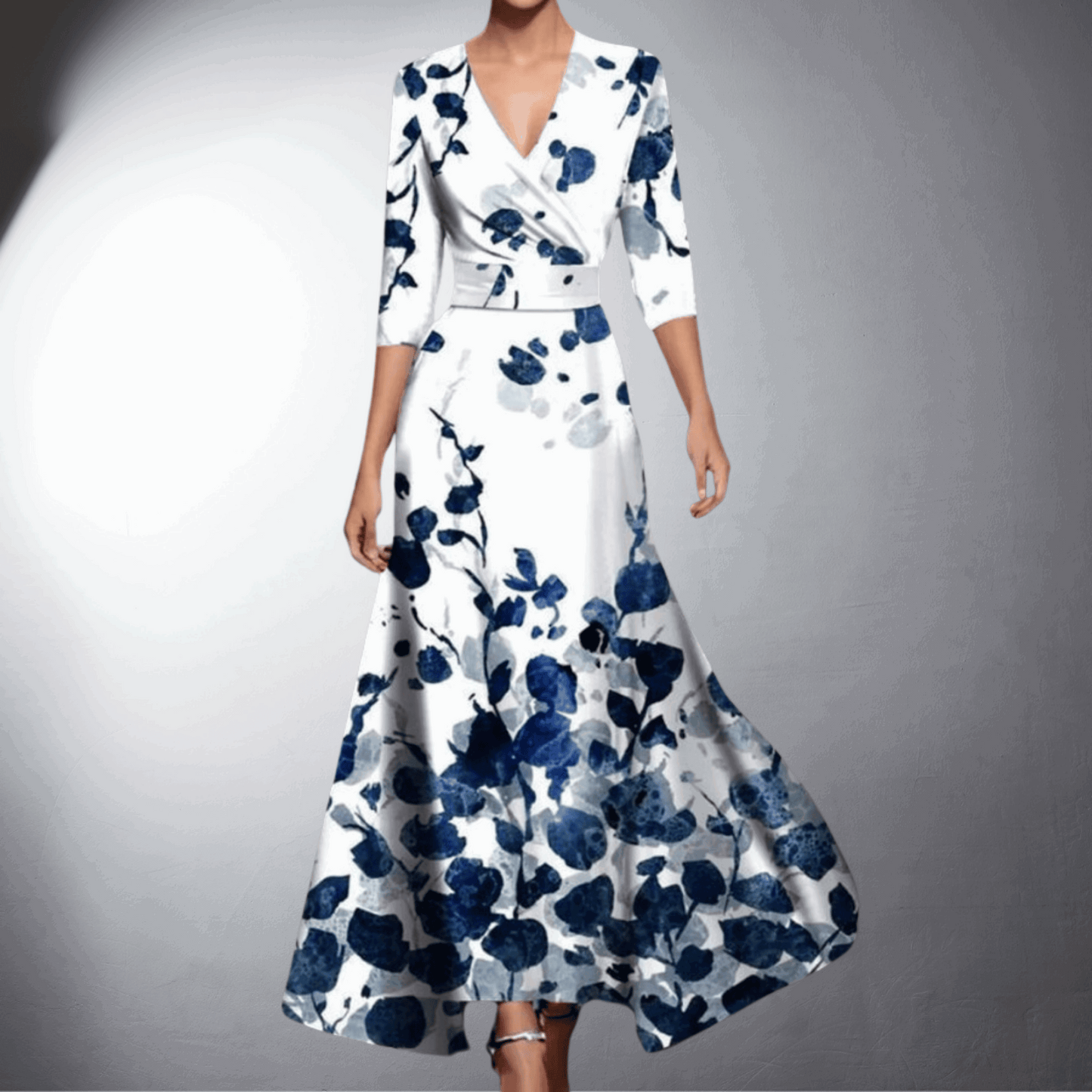 Vestido de Gala Floral Exclusivo