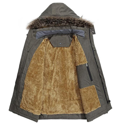 Chaquetón Acolchado Hombre con Capucha