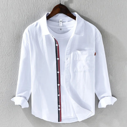 Camisa Hombre Algodón Clásica Casual