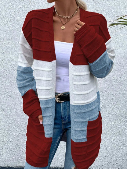Chaquetilla Rayada Estilosa Mujer
