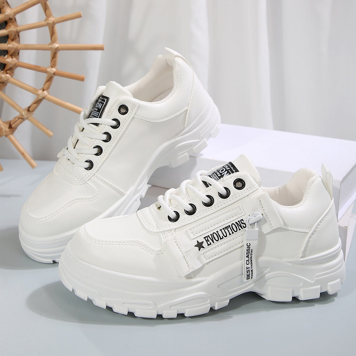 Zapatillas Mujer Urbanas Suela Gruesa Camila