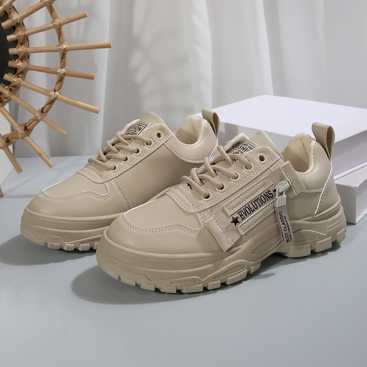Zapatillas Mujer Urbanas Suela Gruesa Camila