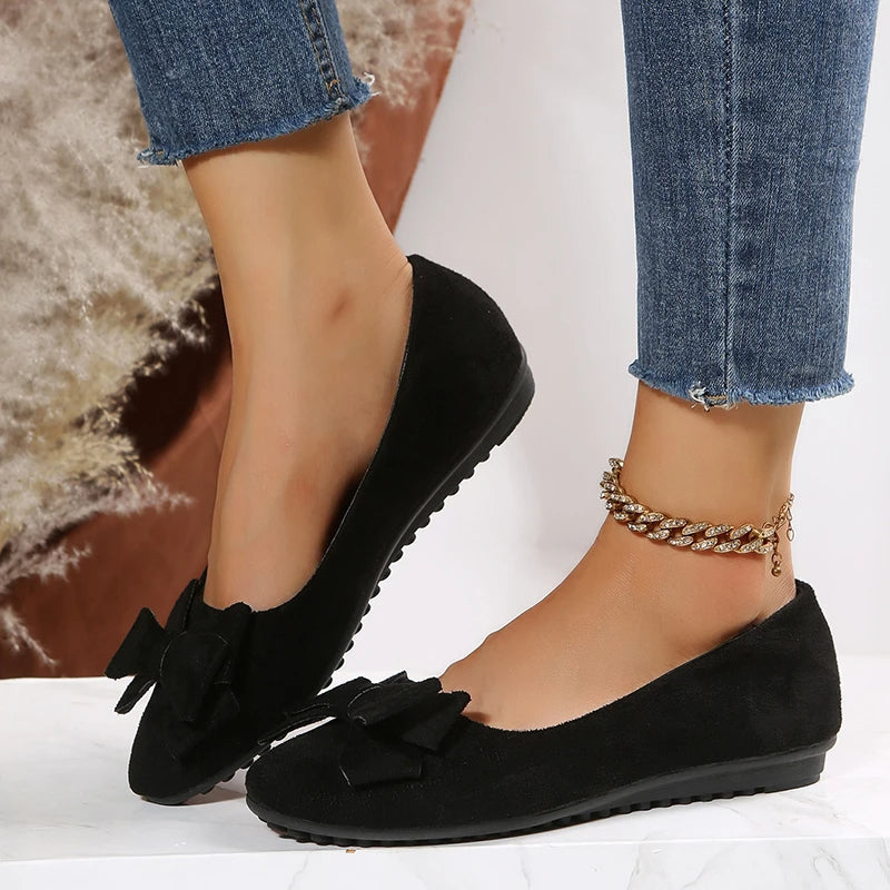 Zapatos bailarinas Mujer con Lazo Elegantes