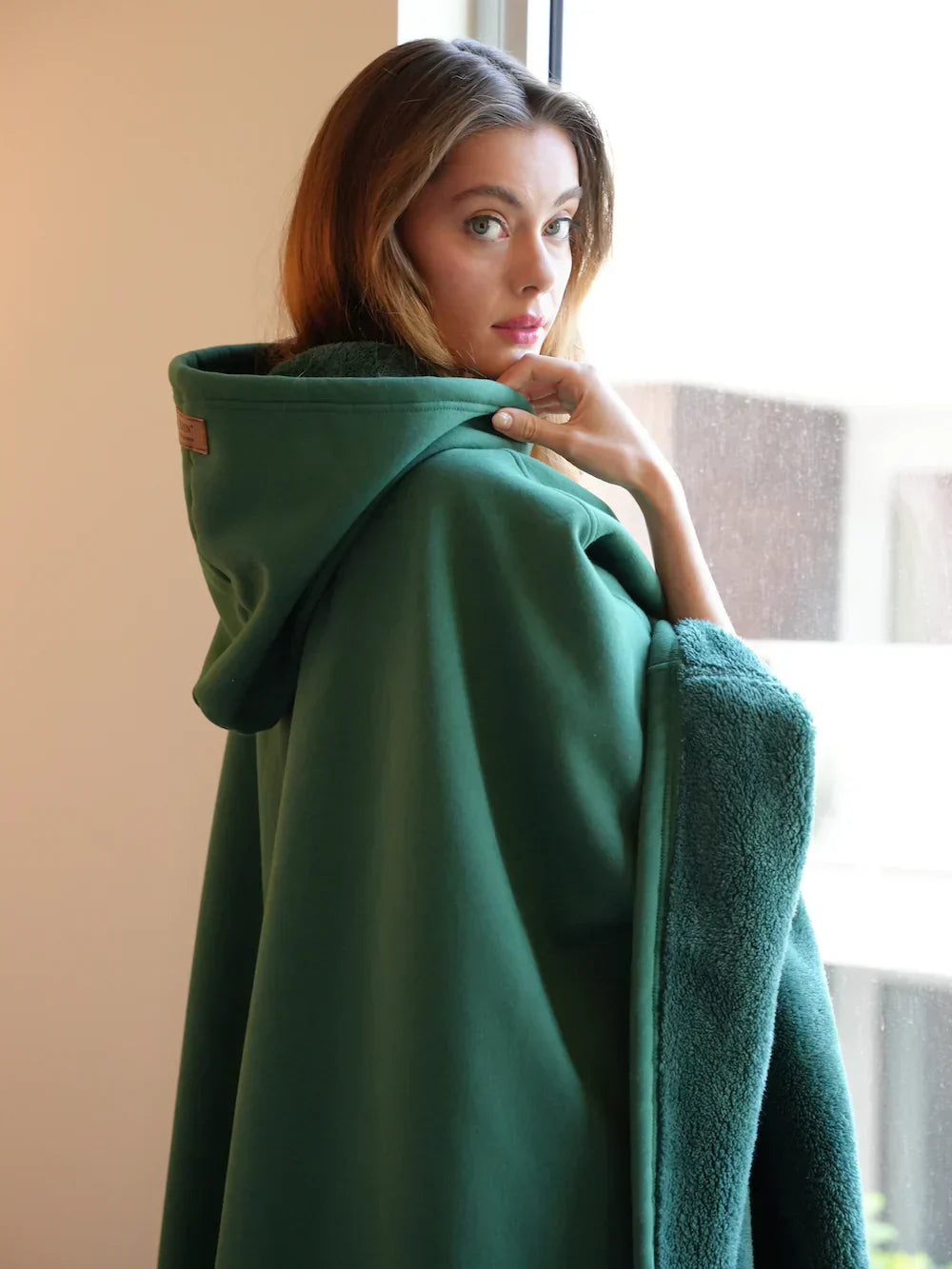 Manta Polar Con Capucha Suave Unisex - Vestiria