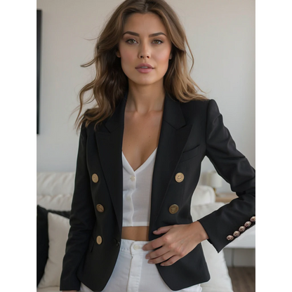 Chaqueta Mujer Algodón Elegante Clásica