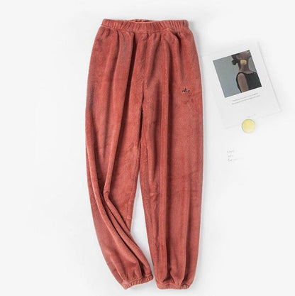 Pantalones polares cómodos mujer corte deportivo