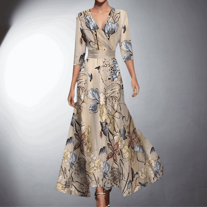 Vestido de Gala Floral Exclusivo
