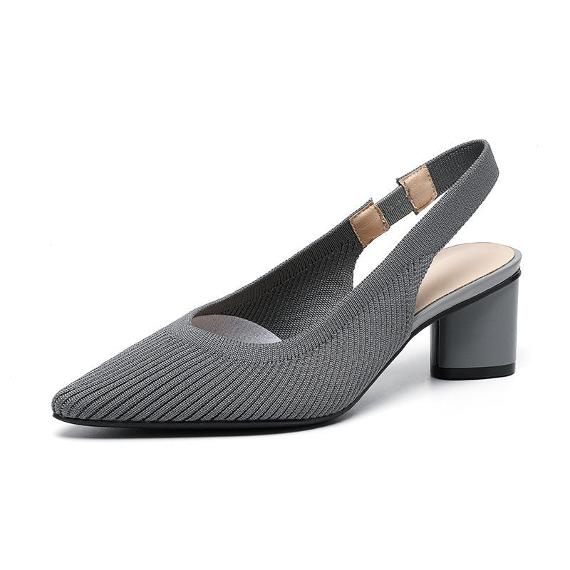 Zapatos de Tacón Alto con Tira Trasera Elegantes